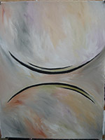 John Bloom - Acrylic on Paper & Linen