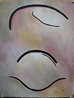 John Bloom - Acrylic on Paper & Linen