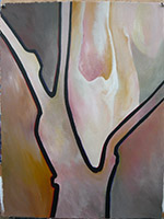 John Bloom - Acrylic on Paper & Linen